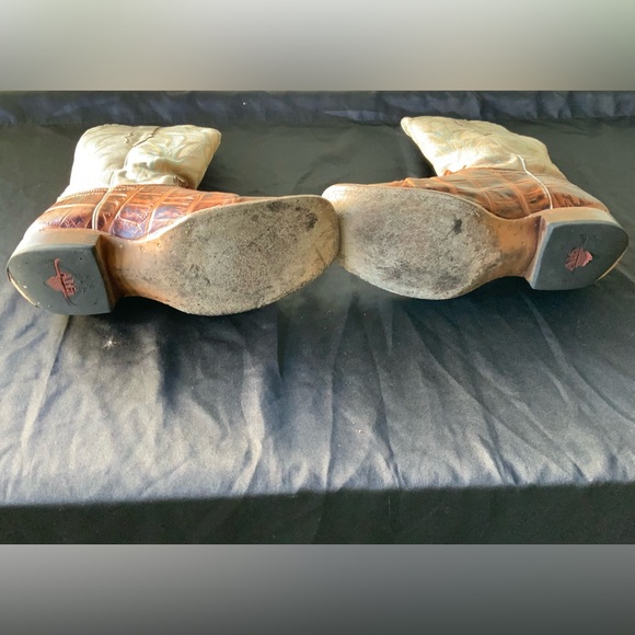 Alfa Western size 12 alligator cowboy boots - Picture 8 of 9